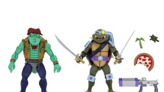 NECA TMNT Leatherhead and Slash