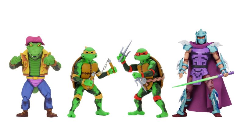 TMNT Turtles In Time Wave 2 Figures 001