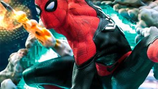 Spider Man FFH Statue Iron Studios 003