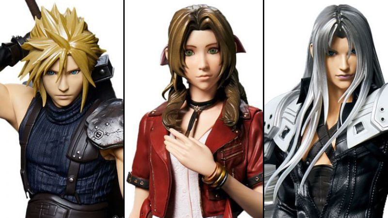 Square Enix FF7 Remake Statuettes