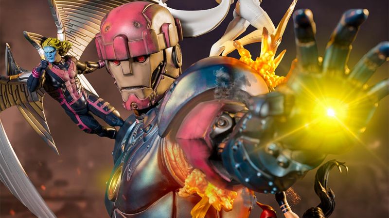 X Men vs Sentinel 3 Statue 003