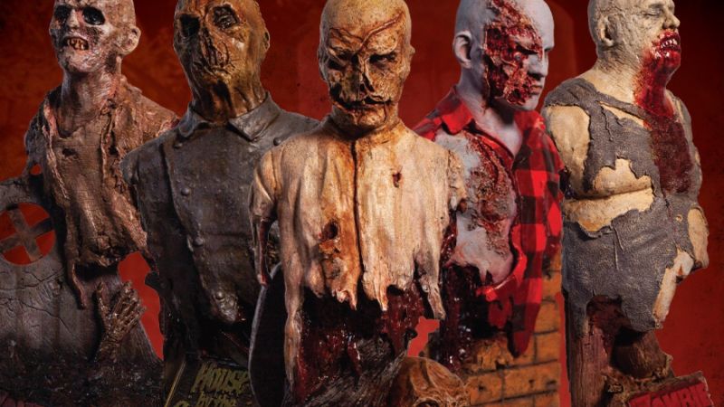 Assorted Zombie Busts Trick or Treat Studios