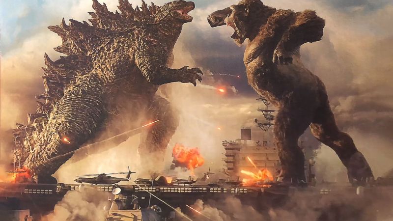 Godzilla vs Kong Packaging Art