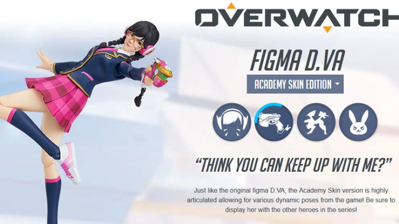 Figma D.Va Academy Skin 006