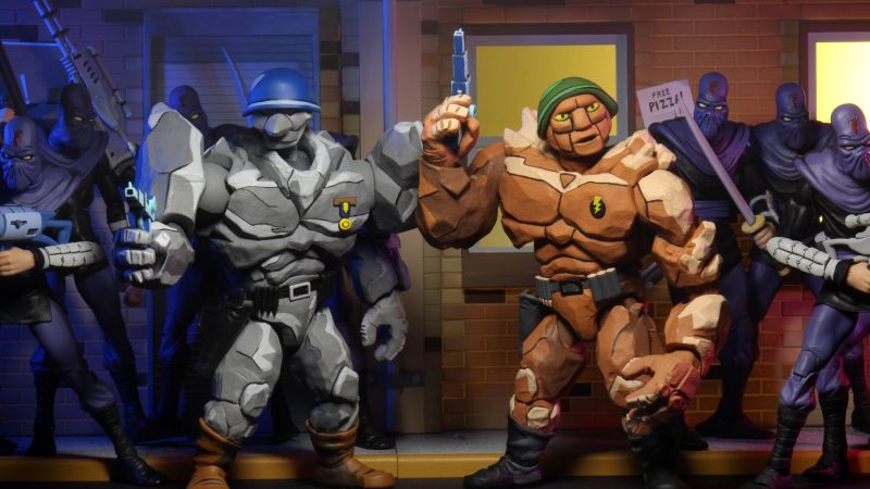 NECA TMNT Rock Soldiers 2 Pack 001