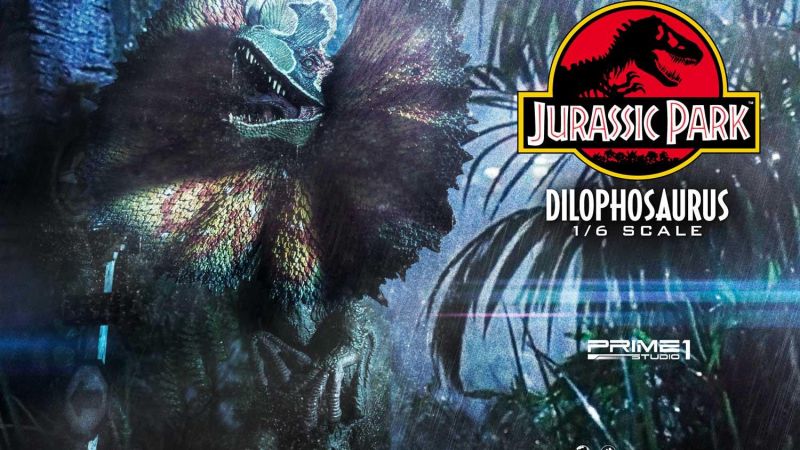 Prime 1 Dilophosaurus Statue 007