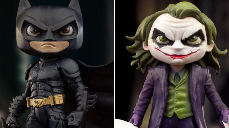 The Dark Knight Minico Statues