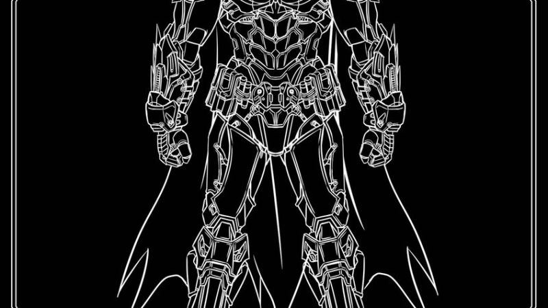 Flame Toys Batman Art