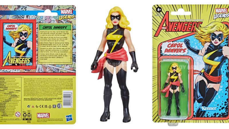 Marvel Legends Retro 375 Captain Marvel Carol Danvers