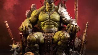 Green Scar Hulk Statue 018