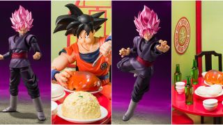 goku black goku grubbing down