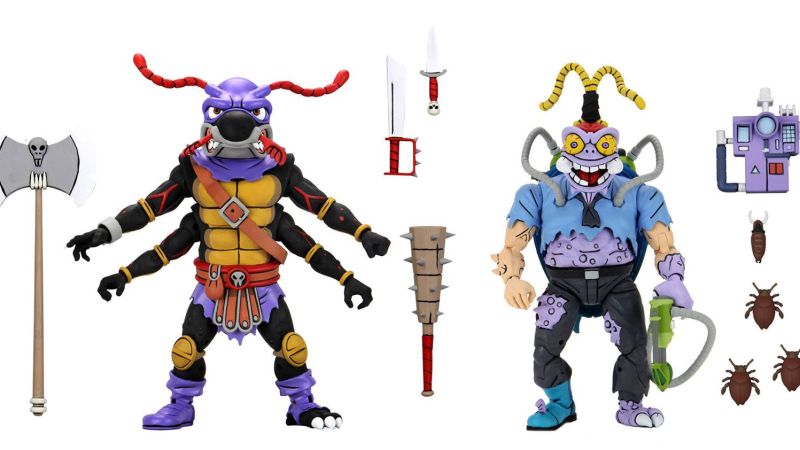 NECA TMNT Antrax and Scumbug 001