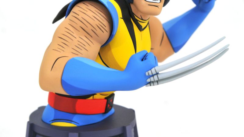 DST Animated Unmasked Wolverine Bust 005