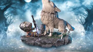 F4F Dark Souls Great Grey Wolf Statue Definitive 002