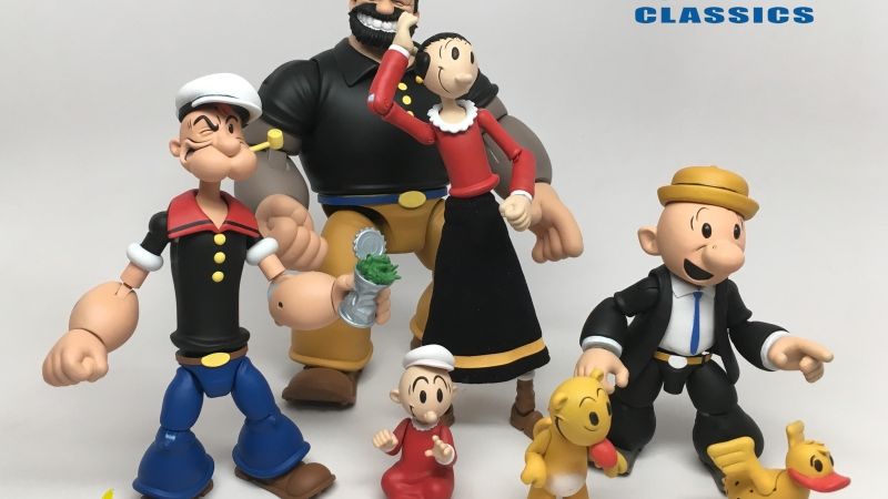 BFS Popeye Figures Preview