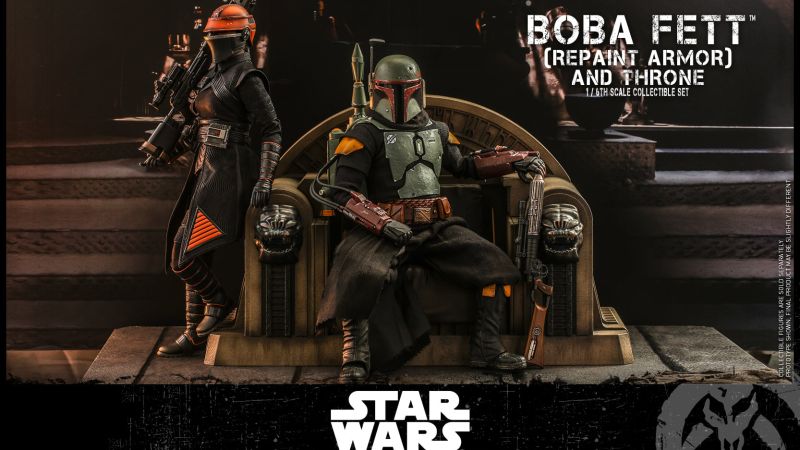 Hot Toys Boba Fett Repaint Armor Throne 03