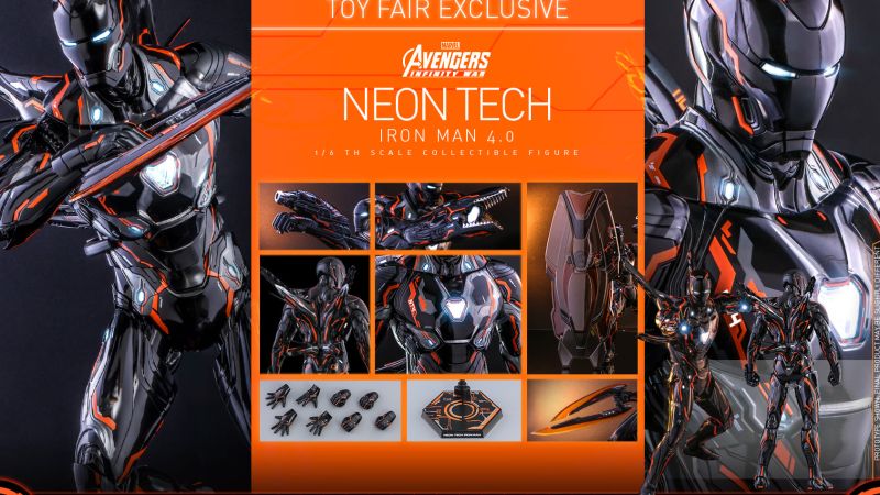 Hot Toys Neon Tech 4 Iron Man 019