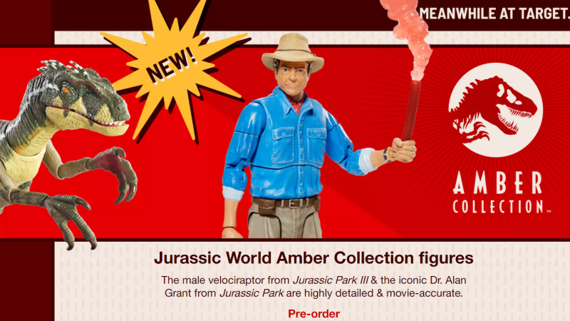 Jurassic world amber collection target exclusive