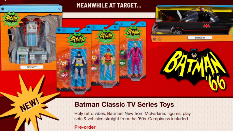 Target Batman mcfarlane geek out