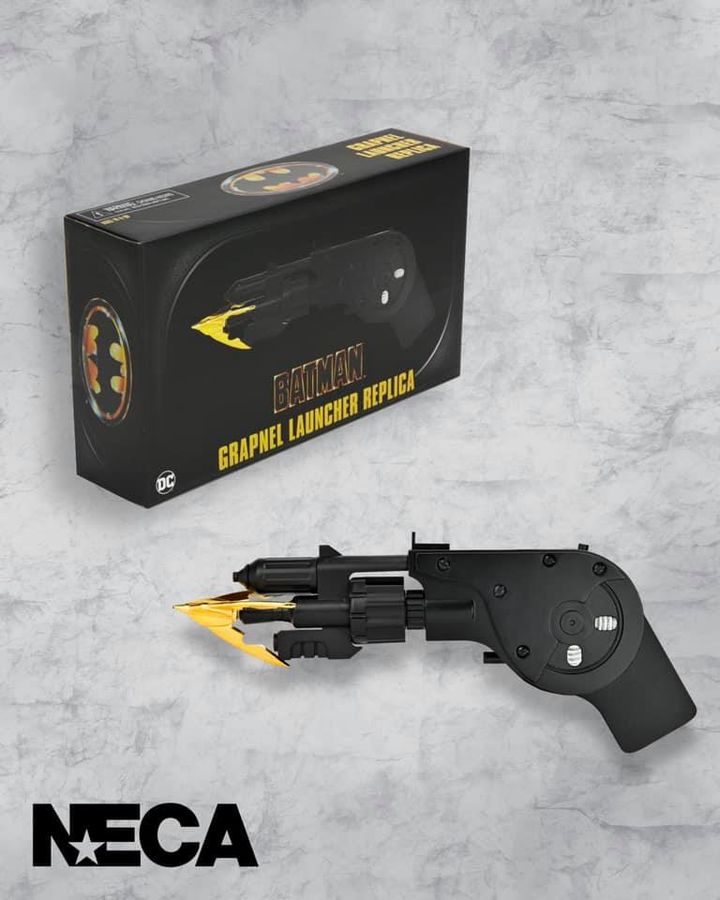 NECA Announces Batman 1989 Movie Grapnel Launcher Replica - The Toyark -  News