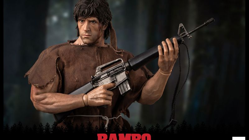 ThreeZero First Blood Rambo Figure 012