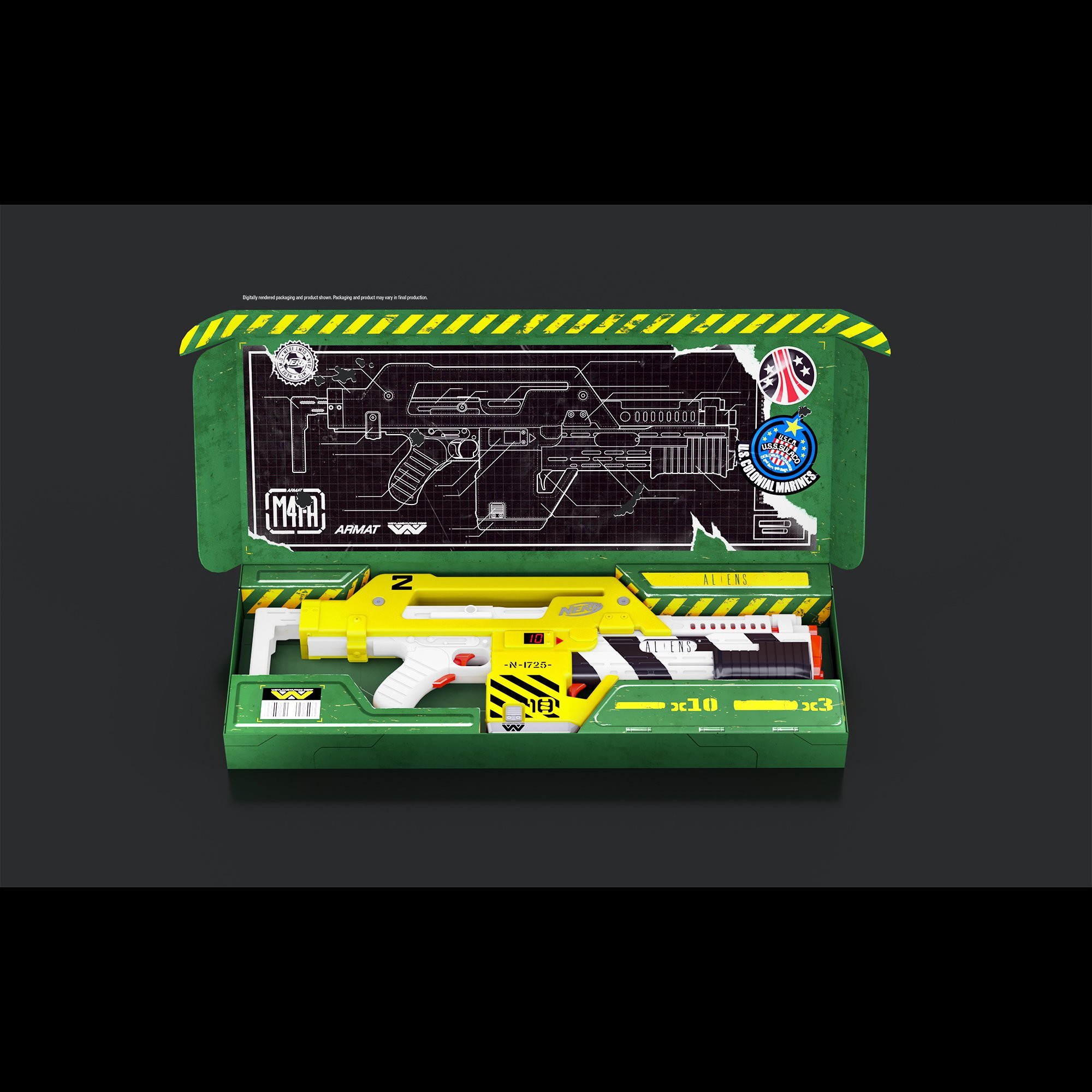 ナーフ エイリアン Aliens M41-A LMTD パルスブラスター NERF Aliens LMTD Aliens M41A Pulse Rifle Blaster NEW
