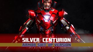 Hot Toys Suit Up Silver Centurion Iron Man 001