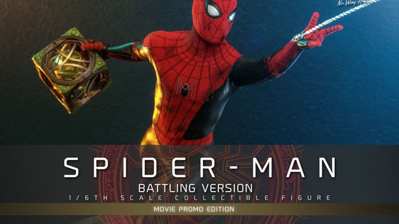 Hot Toys No Way Home Battling Spider Man 001