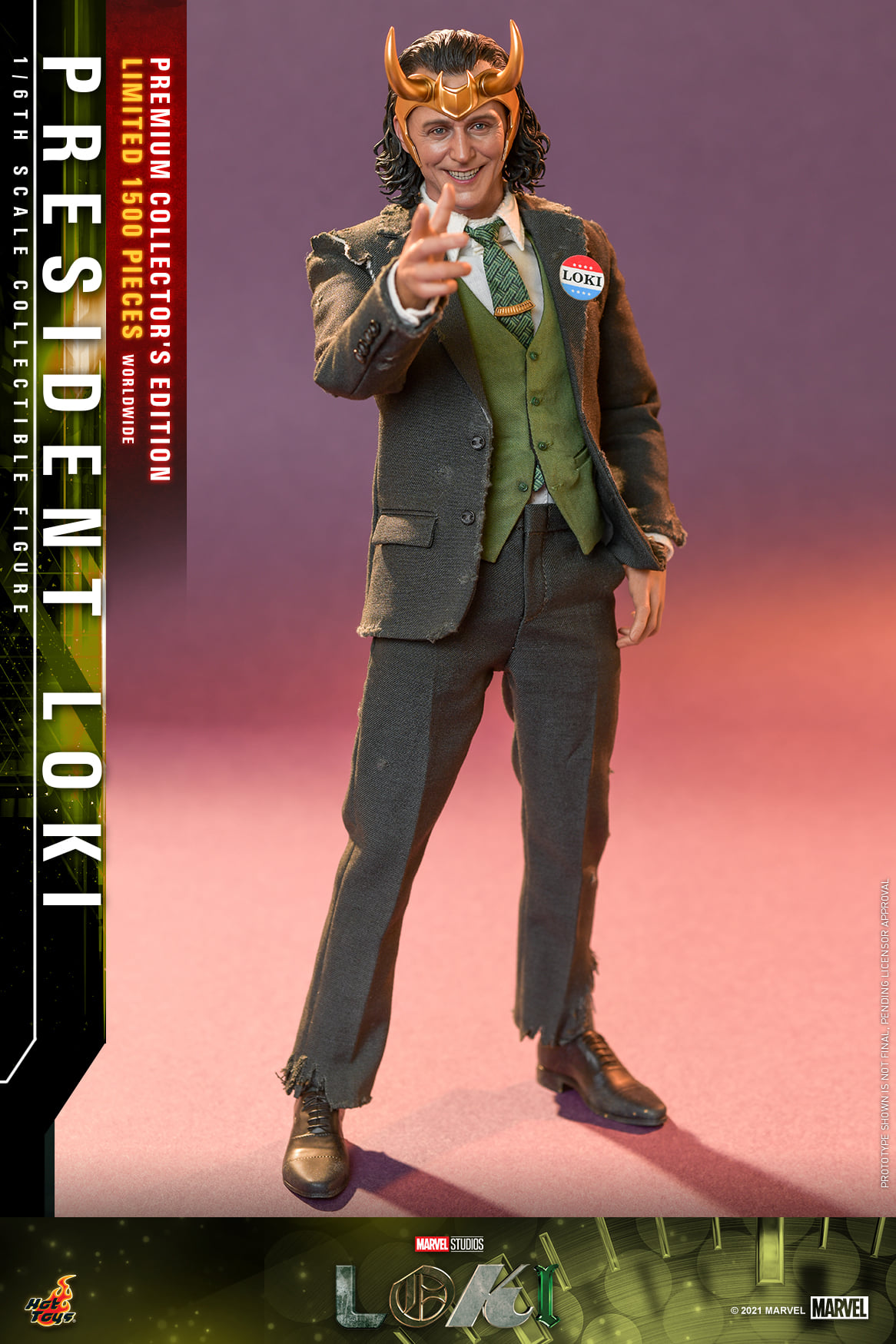 Loki TV Series - President Loki 1/6 Scale Figure by Hot Toys - The