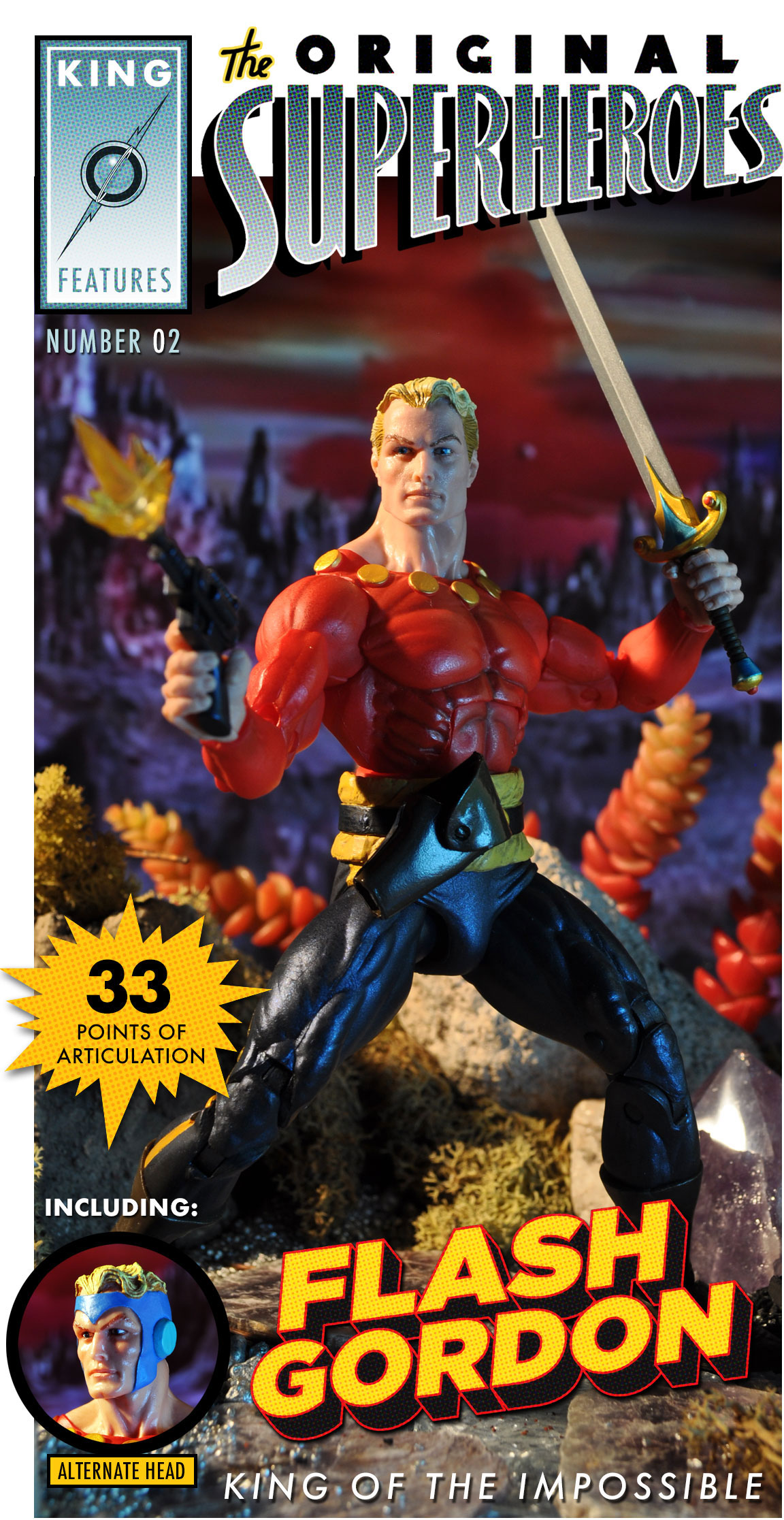 特殊部隊 Classic Comic Characters #14: Flash Gordon Statue フィギュア おもちゃ 人形 