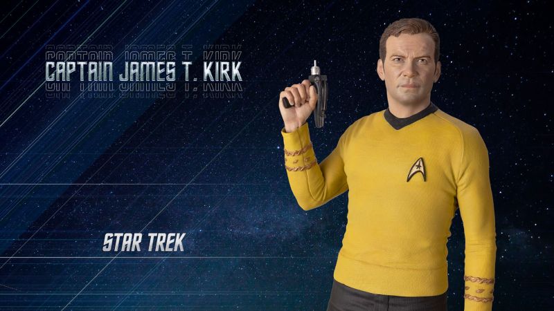 Darkside Captain Kirk Statue 014