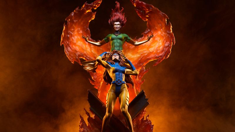 Sideshow Phoenix and Jean Grey Statue 004
