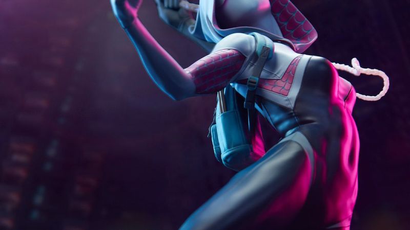 Sideshow Spider Gwen Statue 002 2