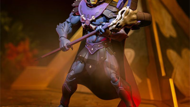 Masters Of The Universe Masterverse Revelation Skeletor mondo figure image