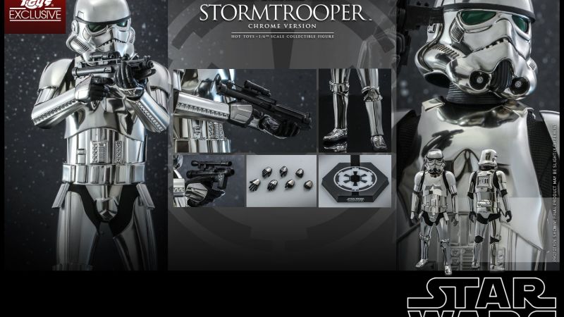 Hot toys Star Wars Stormtrooper Chrome Version 12