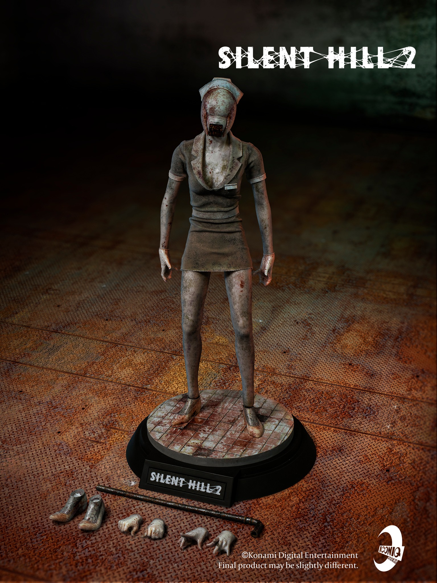 Silent Hill 2 - Red Pyramid Thing and Bubble Head Nurse 1/6 Scale ...