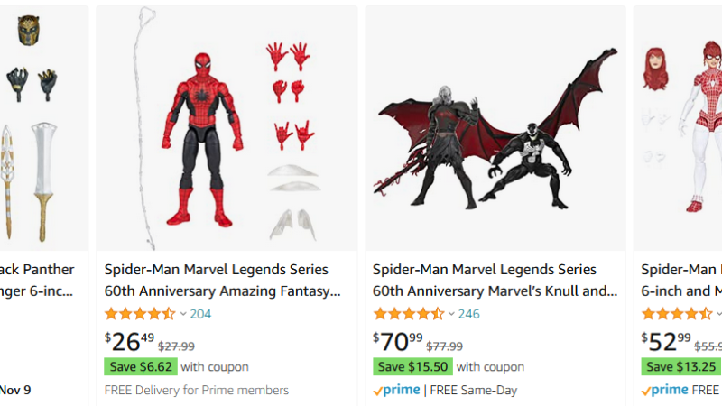 Amazon Action Figure Coupons 11722