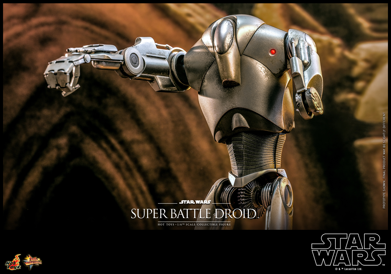 Супер клон. Хот Тойс Звездные войны. Боевой супердроид. Super Battle Droid. Hot Toys Battle Droid.