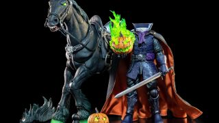 Fourhorsemen Figura Obscura Headless Horseman Spectral Green