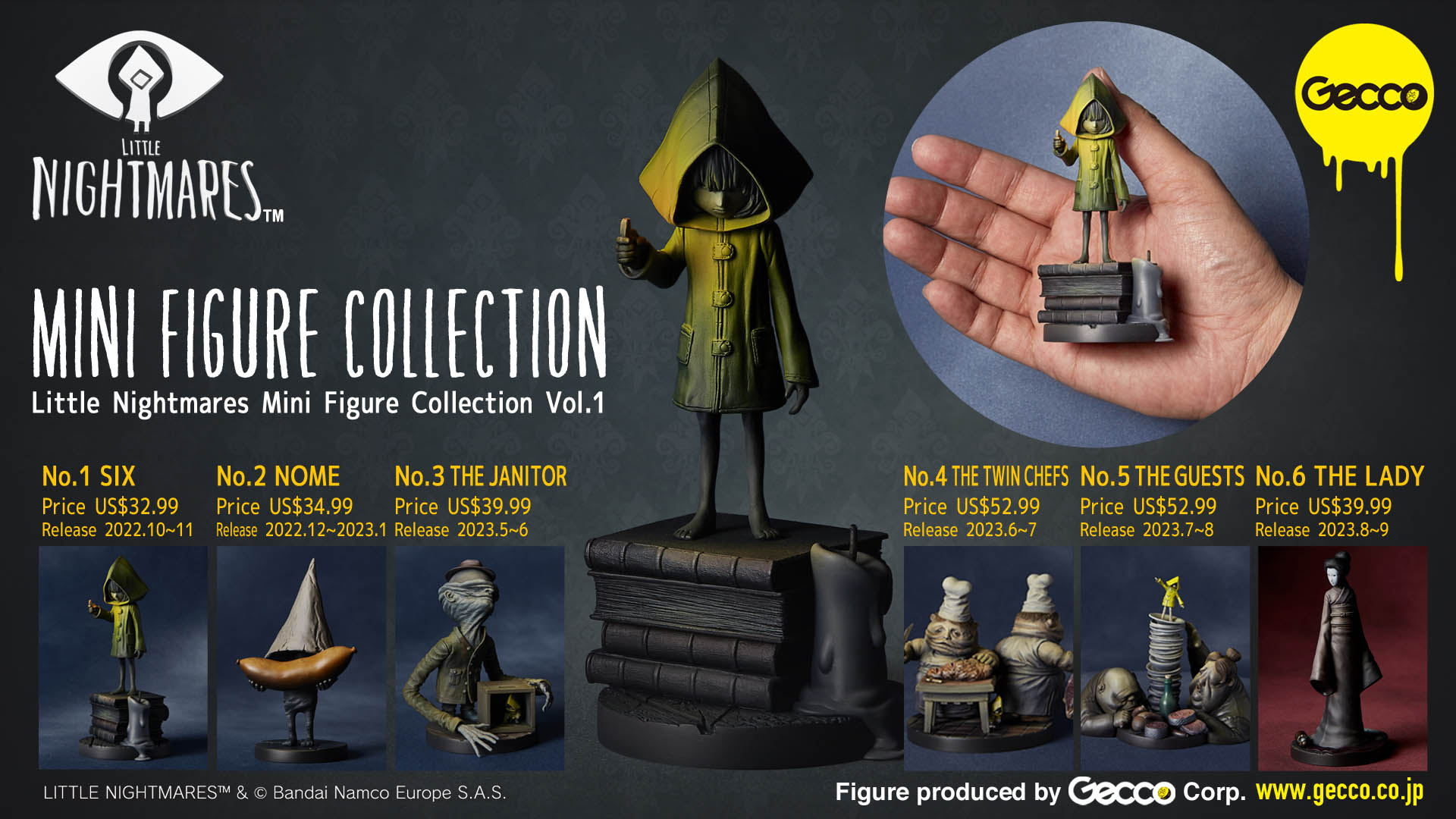 Little Nightmares Mini Figure Collection – The Twin Chefs by Gecco - The  Toyark - News