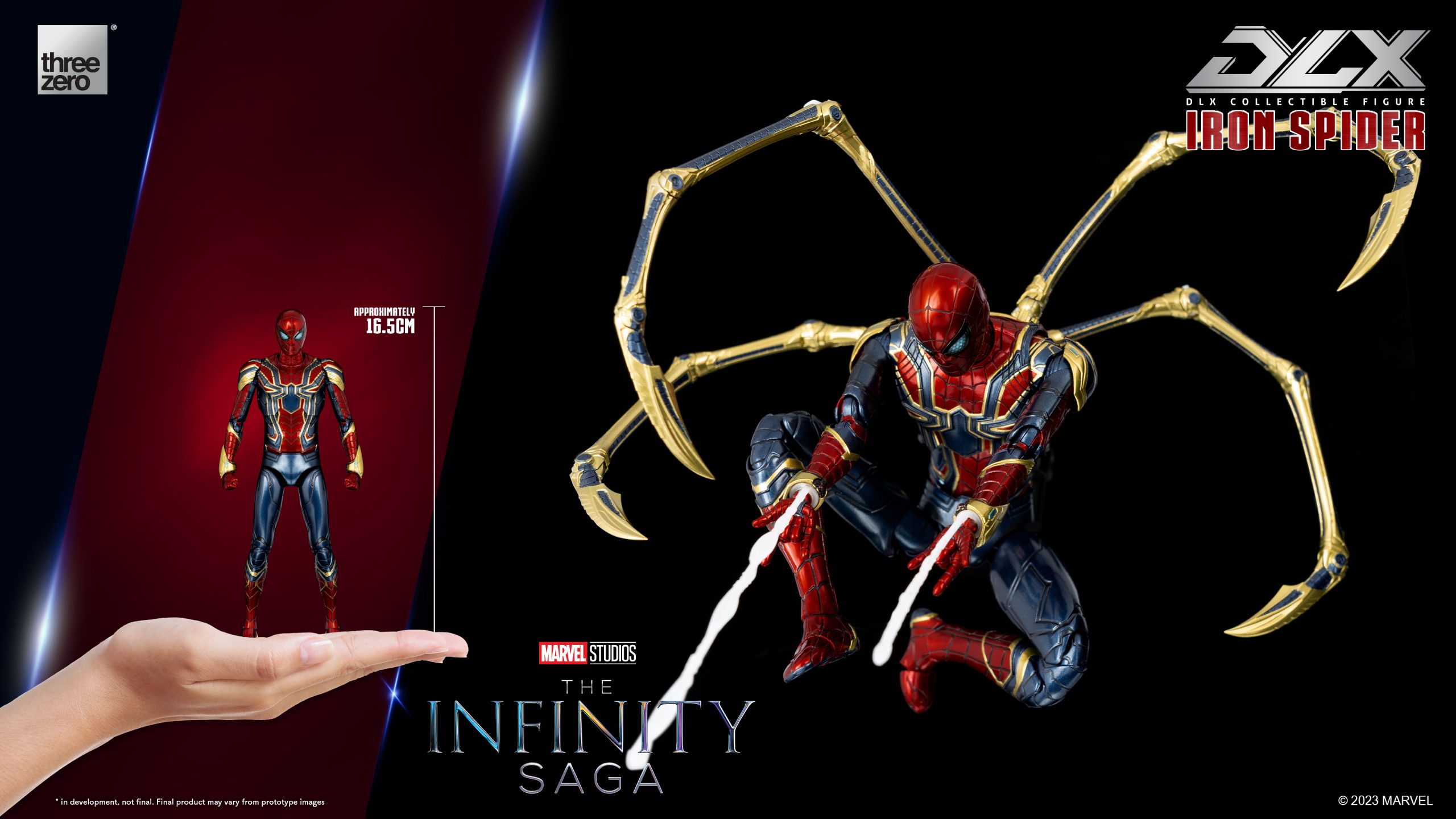 threezero Marvel Iron Spider アクションフィギュア Marvel Studios: The Infinity SagaDLX Iron Spider – threezero