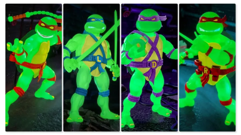 Super7 Teenage Mutant Ninja Turtles Ultimates Mutagen Ooze Glow banner