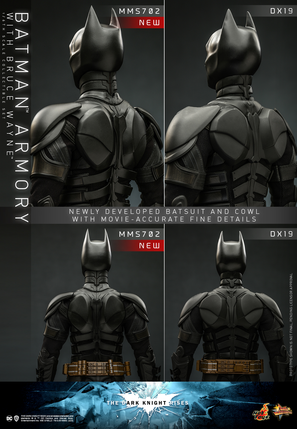 The Dark Knight Rises - Batman Armory with Bruce Wayne by Hot Toys - The  Toyark - News