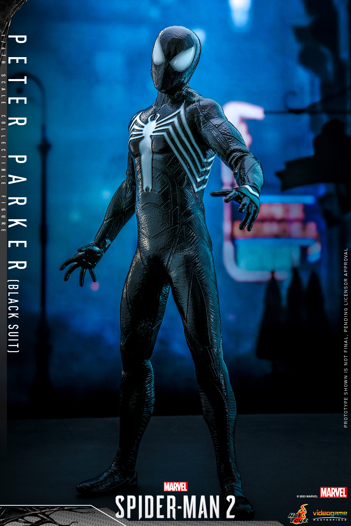 Spider-Man 3 - Black Suit Spider-Man by Hot Toys - The Toyark - News