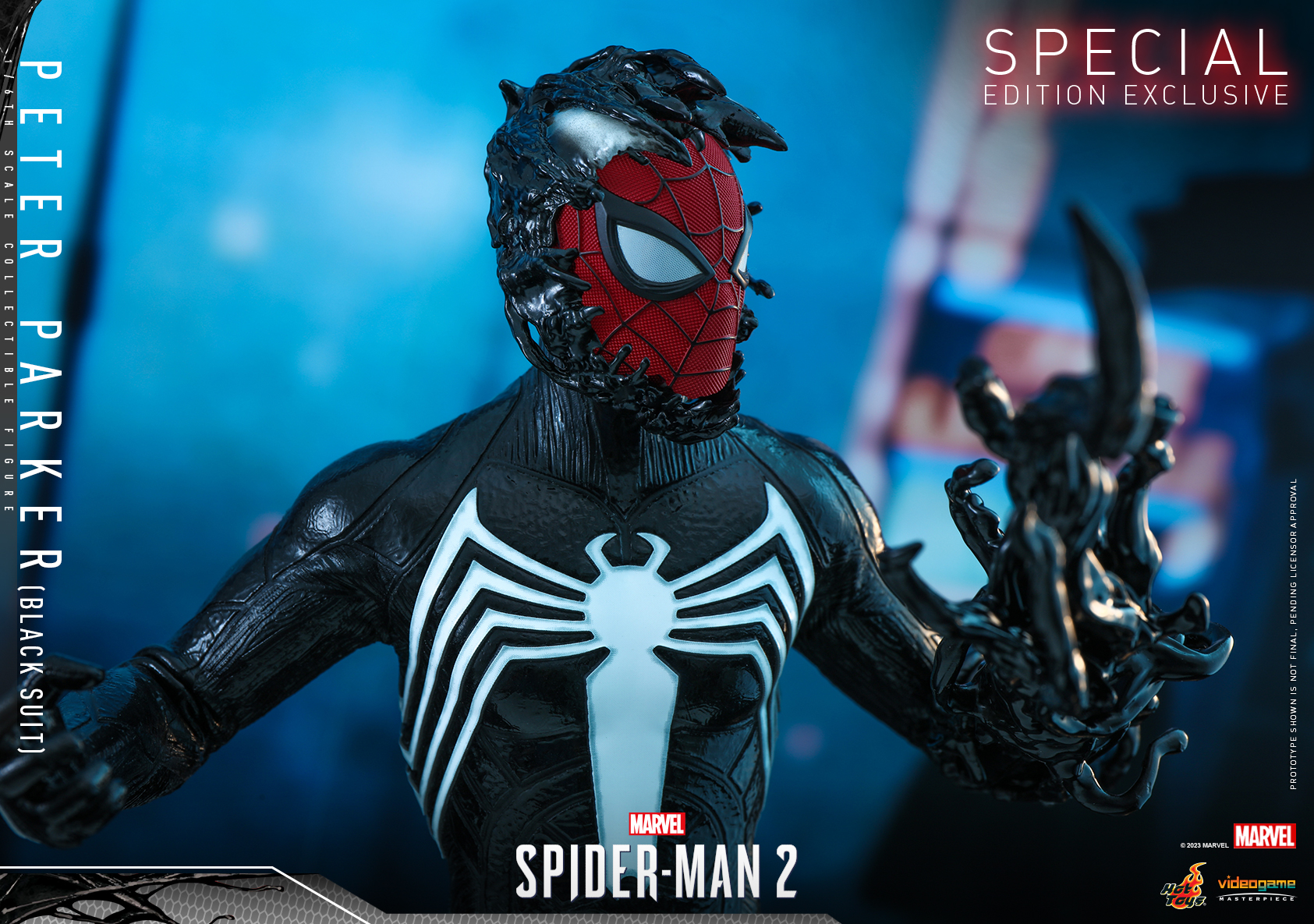 Spider-Man 3 - Black Suit Spider-Man by Hot Toys - The Toyark - News