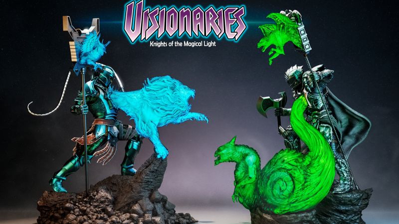 Visionaries Knights off the Magical Light darkstorm statue 11