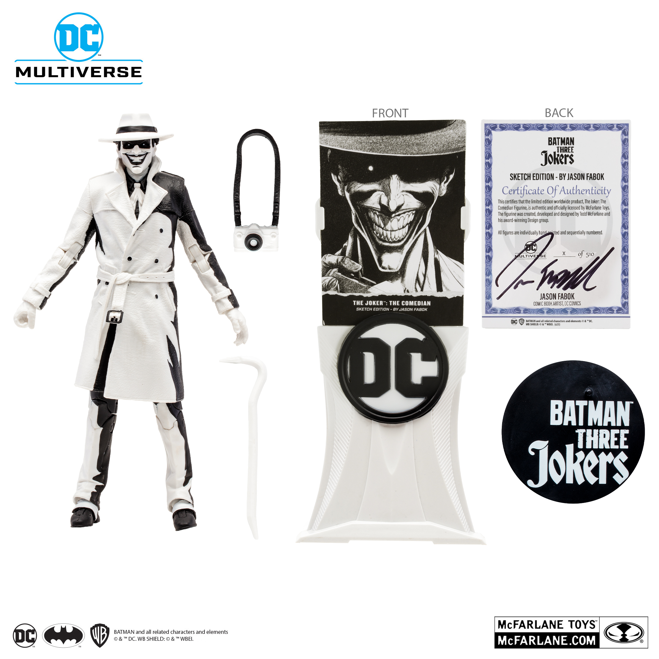 DC Multiverse Sketch Edition Joker (Comedian) Entertainment Earth ...