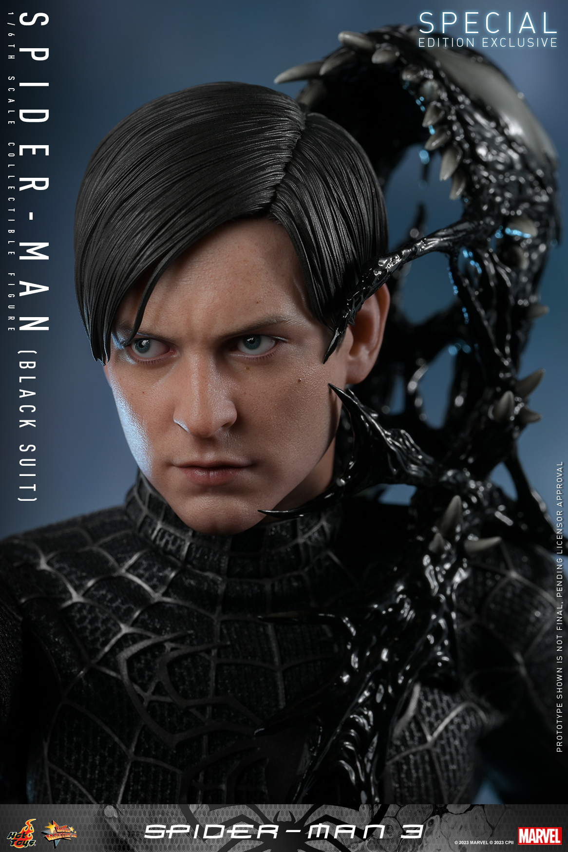 Spider-Man 3 - Black Suit Spider-Man by Hot Toys - The Toyark - News