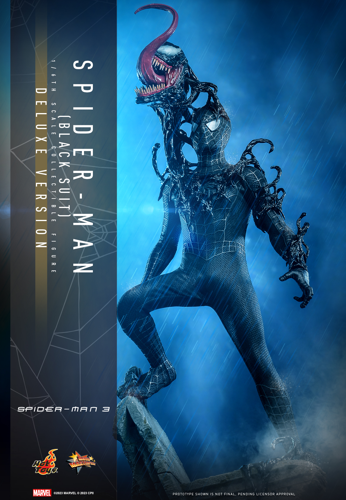 Spider-Man 3 - Black Suit Spider-Man by Hot Toys - The Toyark - News