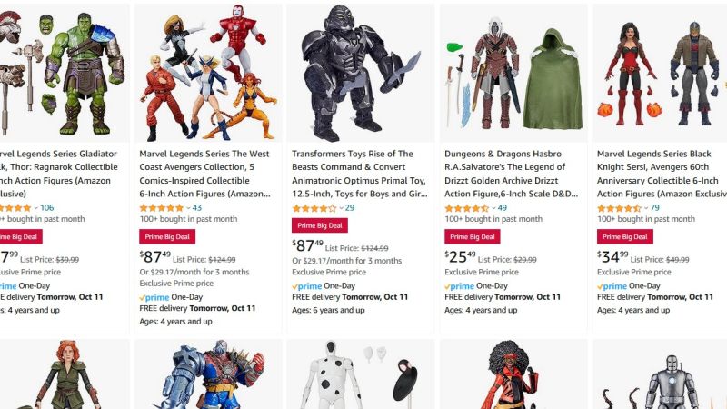 Action Figures Prime Day 1023